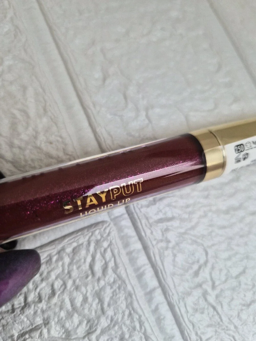 Milani Stay Put Liquid Lip Longwear Lipstick 0.10fl/3.2ml #250/fever Mulled wine